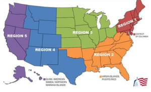 DCCC Regional Map