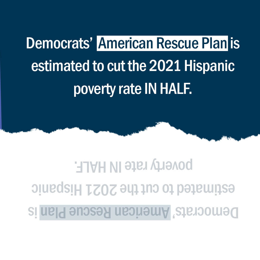 Democrats delivered real relief with the #AmericanRescuePlan that’s creating jobs, crushing unemployment, and helping millions of hard-working families and businesses get back on their feet. Image