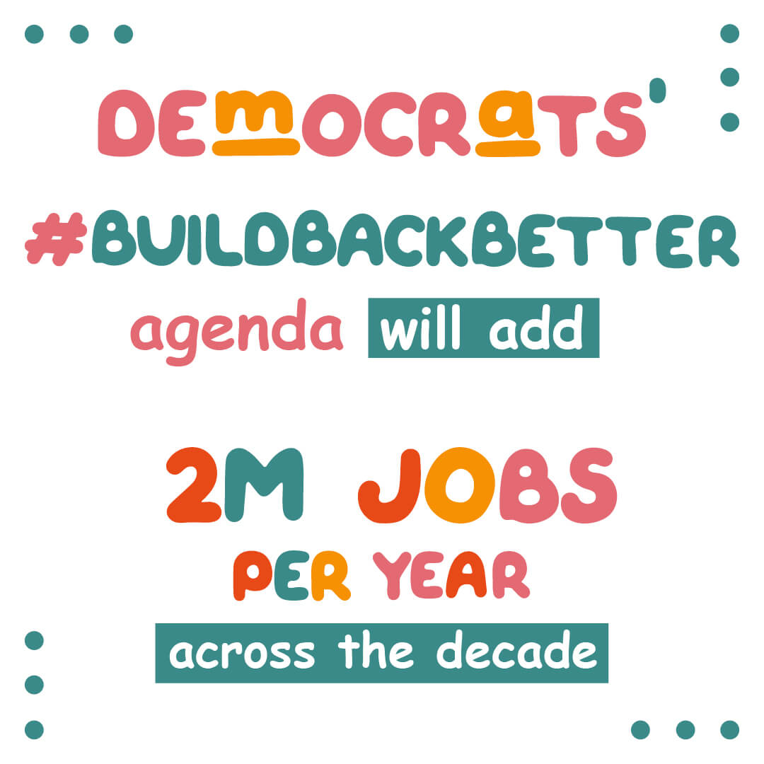Democrats are delivering money in pockets and workers in jobs.  Image