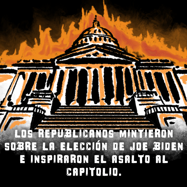Que no se les olvide: Los Republicanos han pasado el último año mintiendo sobre el asalto al #Capitolio para promover su propia agenda. Merecemos mejor. Image.